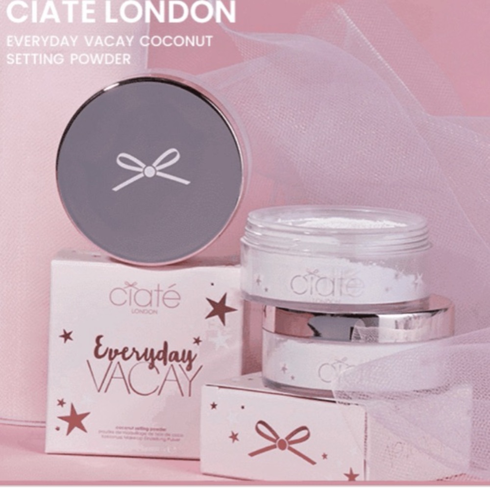 EVERYDAY VACAY SETTING POWDER” BY CIATE LONDON- IT SMELLS LIKE COCONUT!